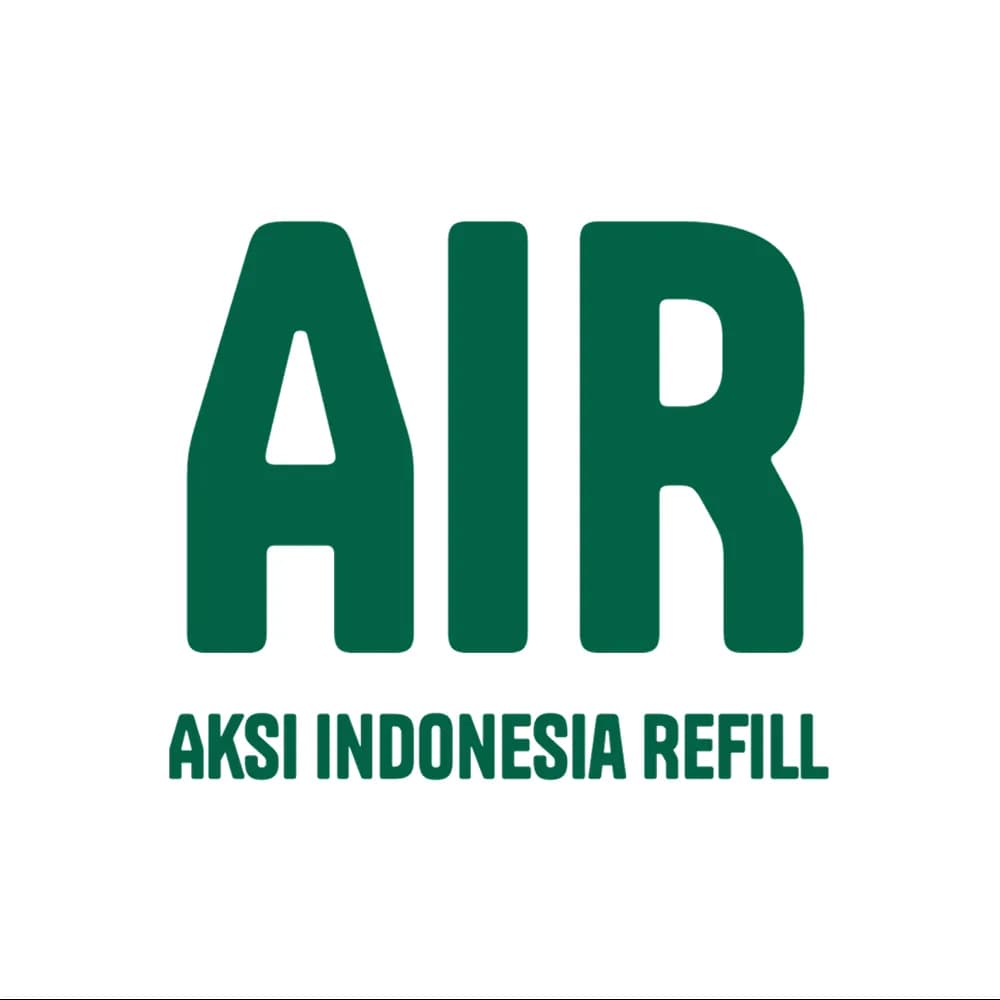 A website for a movement of refilling water in Indonesia