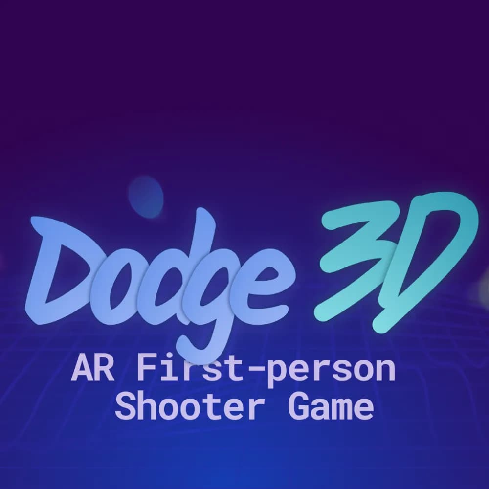 An AR first-person shooter game